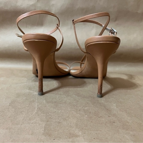 Reformation | Ivy Heels Strappy Sandals Leather Tan Naked Size 9 - Picture 9 of 16